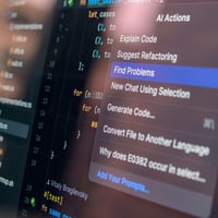 AI coding assistant suggesting refactoring and finding problems.